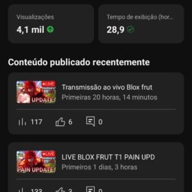 Canal do Panda ARB 3.500 inscritos reais e orgânicos