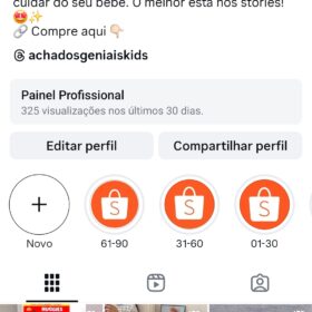 Conta Instagram Achadinhos Maternidade 39k
