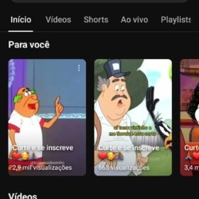 CANAL 1.200 INSCRITOS E 280 MIL VISUALIZAÇÕES