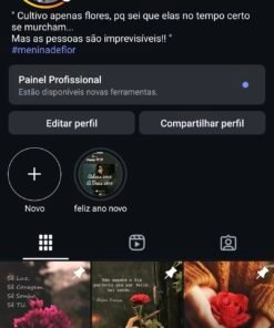 Instagram @menina_deflor 106 mil seguidores