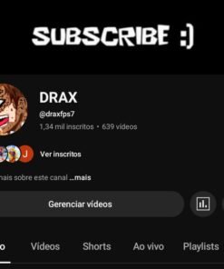 Canal Youtube com +1.200 inscritos