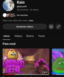 📢 Canal do YouTube à venda com 350 inscritos