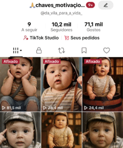 Vendo conta monetizada,total de 10,2 mil seguidores e total de 71,1mil gostos.conta com ótimas visualização,e ativa para tiktok shop