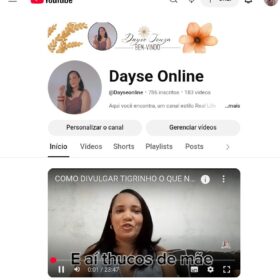 Canal de vlogs com potencial de crescimento  788 assinantes