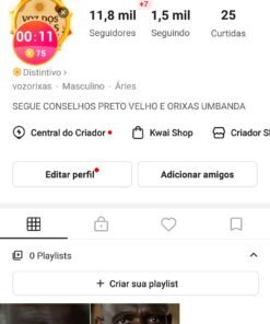 Conta kwai 11.8K Seguidores | 1.4K Seguindo