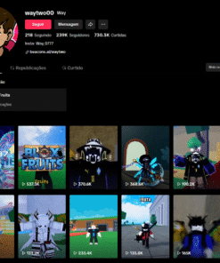 Conta Tiktok monetizada sem aviso 239 mil Seguidores