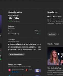 Vendo canais gringos de roblox grandes - baratos pra sai logo 161 mil inscritos