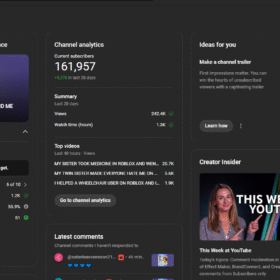 Vendo canais gringos de roblox grandes - baratos pra sai logo 161 mil inscritos