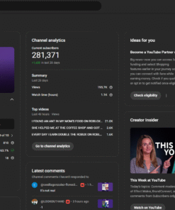 Vendo canais gringos de roblox grandes – baratos pra sai logo 281 mil inscritos