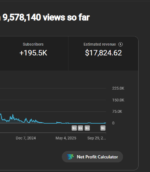 CANAL MONETIZADO PTBR | 195K INSCRITOS | 9.6M VIEWS | JÁ FEZ R$ 100.000 NO TOTAL | RPM R$ 10 | 500+ VÍDEOS PRIVADOS