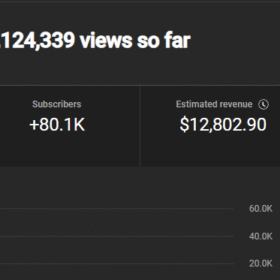 CANAL MONETIZADO FRANCÊS | 80K SUBS | 3.1M VIEWS | JÁ FEZ R$ 70.000 NO TOTAL | RPM R$ 20-30 | 500+ VÍDEOS PRIVADOS