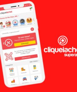 Site + Aplicativos + Marca: Compre o Cliquei Achei!