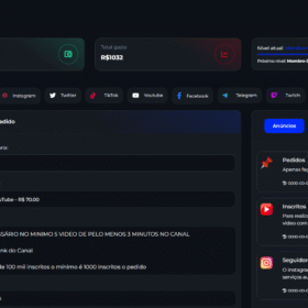 Site - Painel SMM - Em Funcionamento