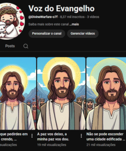 🔥 Canal YouTube com 8.300 inscritos e +68 mil views — limpo, ativo e com excelente desempenho!