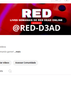 canal do youtube com 1,64 mil inscritos