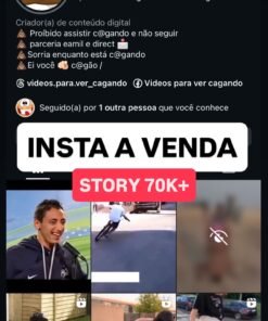INSTAGRAM A VENDA com 476 mil seguidores