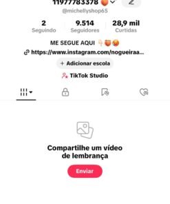 conta tiktok 9 mil seguidores, nao monetizada conta espanha