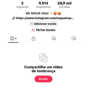 conta tiktok gringo estados unidos 9 mil seguidores