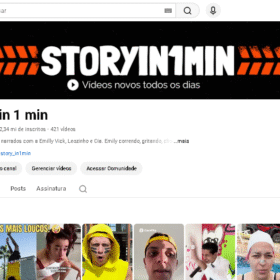 Canal 2,34 Milhões (Limpo/Monetizado) – Potencial em Vídeos Longos com RPM Comprovado de $1.04