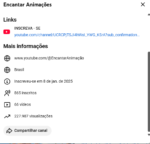 Conta do Youtube com 865 inscritos - Imagem 2