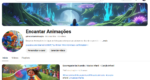 Conta do Youtube com 865 inscritos