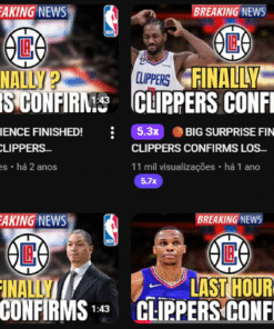 Canal de Basquete com 2,03 mil inscritos em ingles , rpm alto
