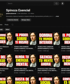 Canal Monetizado Idioma Espanhol com 2.6k Inscritos