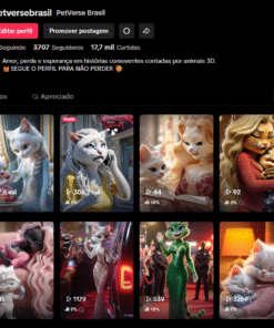TikTok Petversebrasil 9 Seguindo 3707 Seguidores 17,7 mil Curtidas