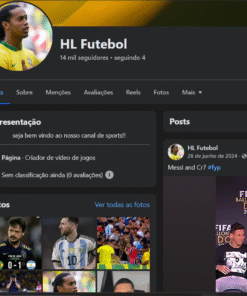 PÁGINA FACEBOOK FUTEBOL 14K