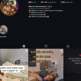 Instagram Perfil de relacionamentos com 24,6 mil seguidores