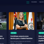 Site de Entretenimento Futebol???? |  Design Premium