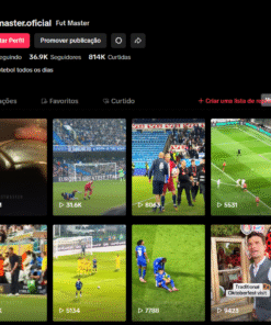 VENDO CONTA TIKTOK FUT com 37 mil Seguidores