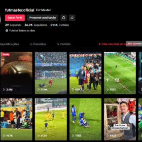 VENDO CONTA TIKTOK FUT com 37 mil Seguidores