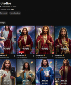 Canal YouTube Nicho Religioso C/ 2.4K + inscritos ( Em Espanhol ) - NENHUMA RESTRIÇÃO - Email De Criação