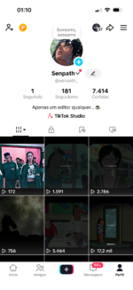 Conta Tiktok com 183 Seguidores - Imagem 2