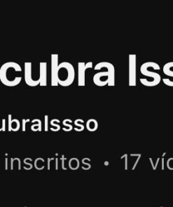 Canal Youtube com 14.7 mil inscritos