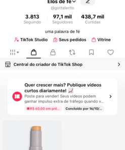 Conta do tiktok 97k seguidores