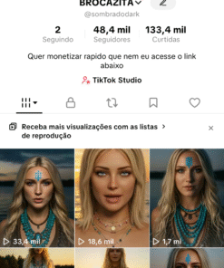 Conta do tiktok 48 mil seguidores