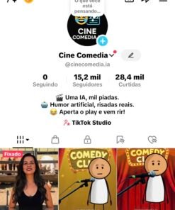CONTA TIKTOK 15K DE SEGUIDORES + TIKTOK SHOP + MONETIZAÇÃO