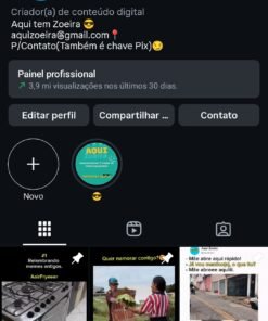 Página do Instagram com+40MIL seguidores