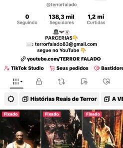 Conta TikTok monetizada com 138,3 mil Seguidores