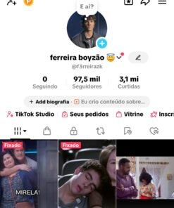 CONTA TIKTOK 97K DE SEGUIDORES + TIKTOK SHOP