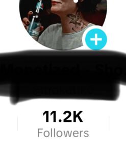 Conta TikTok monetizada 11k de seguidores