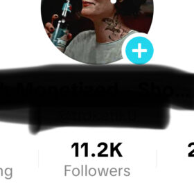 Conta TikTok monetizada 11k de seguidores