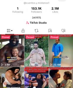 Conta TikTok monetizada, shop ativo 153k de seguidores