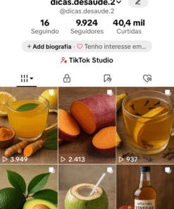 Conta tiktok monetizada! 9946 Seguidores