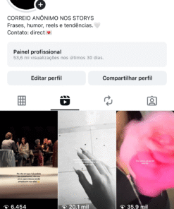 Instagram de frases/reels com 392 mil seguidores
