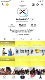 Conta TikTok com 40 mil seguidores reais – público brasileiro e engajado! Os melhores cortes