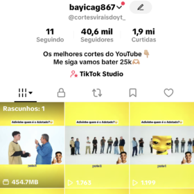🔥 Conta TikTok com 40 mil seguidores reais – público brasileiro e engajado!