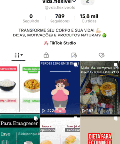 TikTok a venda com 788 Seguidores